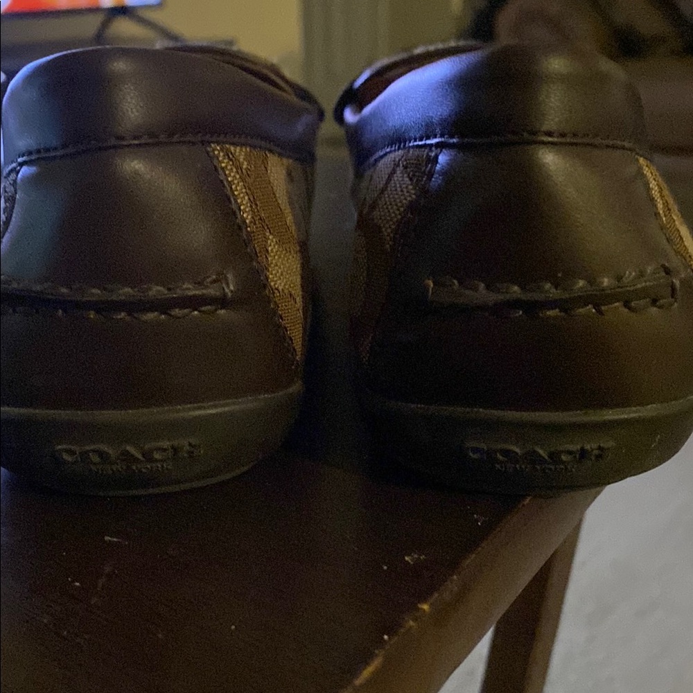 Coach Men's Brown Loafers - Picture 3 of 4